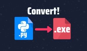 Convert python file to exe file